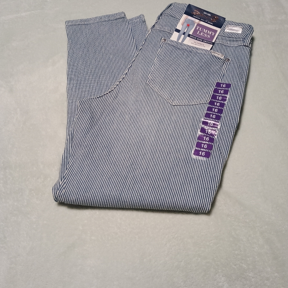 Seven7 Womens High Waisted Tummy Control Pants Size 16 - Picture 6 of 11